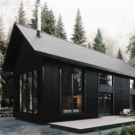 black metal siding house|black siding homes photos.